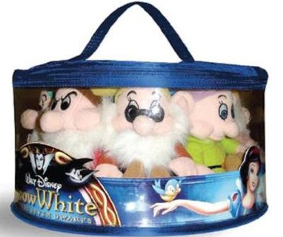 Blancanieves y los Siete Enanitos 7 peluches de los enanitos DVD Tus Princesas Disney