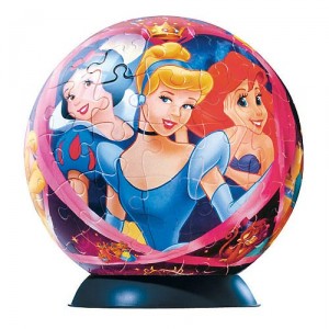 princesas puzzle ball