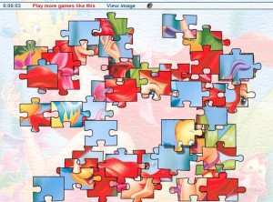 juego puzzle ariel enamorada
