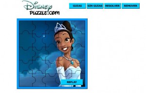 juego puzzle princesa tiana