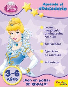 princesas aprende el abecedario