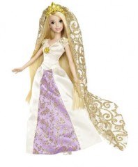 Muñeca Rapunzel vestida de novia