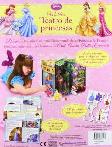 Mi Libro Teatro De Princesas Disney Contraportada