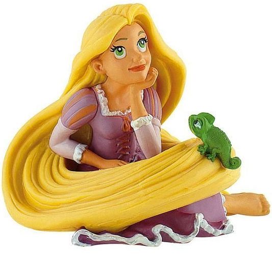 Figura Rapunzel y Pascal de Enredados