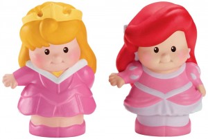 Little People Disney Aurora y Ariel Figuras