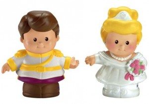 Little People Disney Cenicienta y Principe Figuras