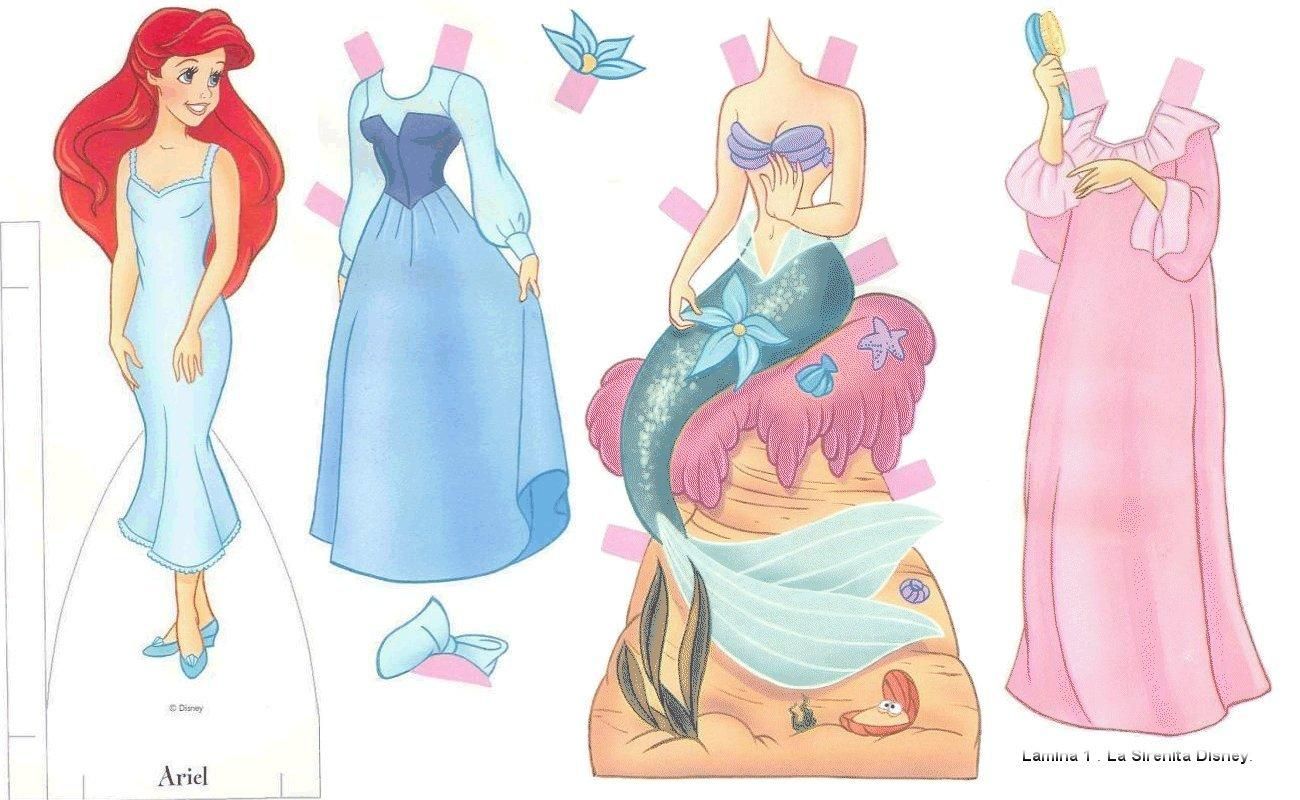 Recortables Princesas Disney Tus Princesas Disney