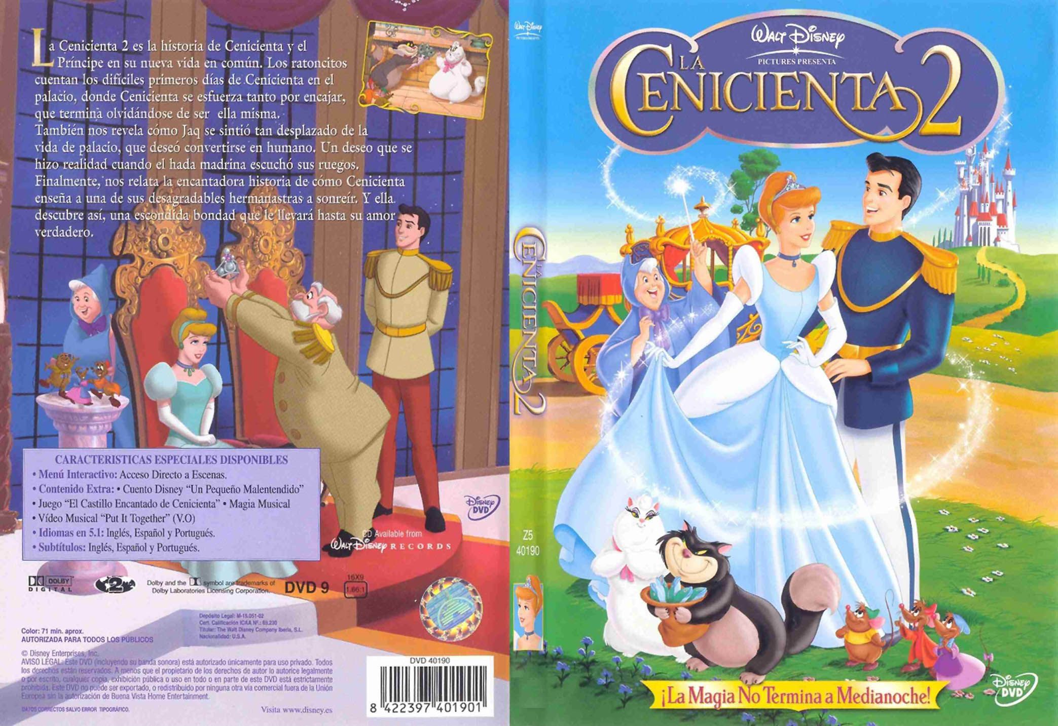 La Cenicienta 2 - DVD - Tus Princesas Disney