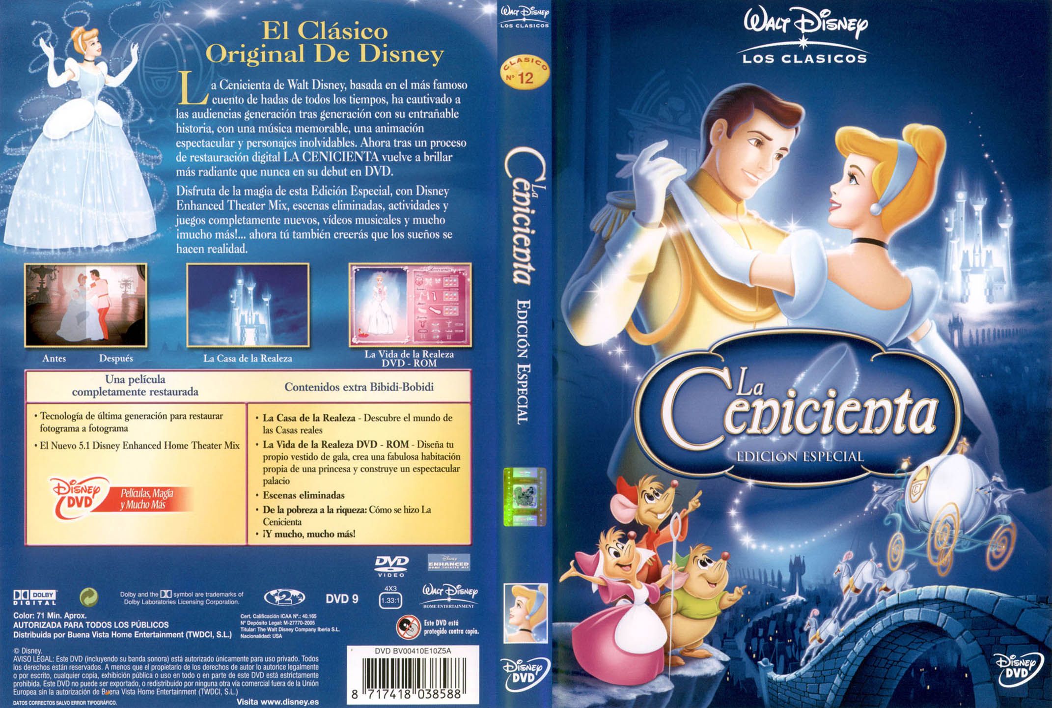 La Cenicienta: Edición Especial - DVD - Tus Princesas Disney