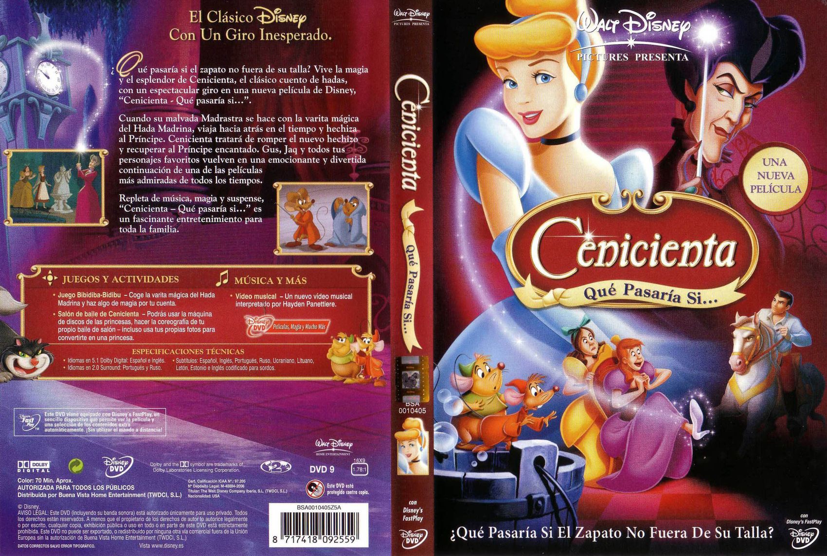 Cenicienta: Qué Pasaría Si... - DVD - Tus Princesas Disney